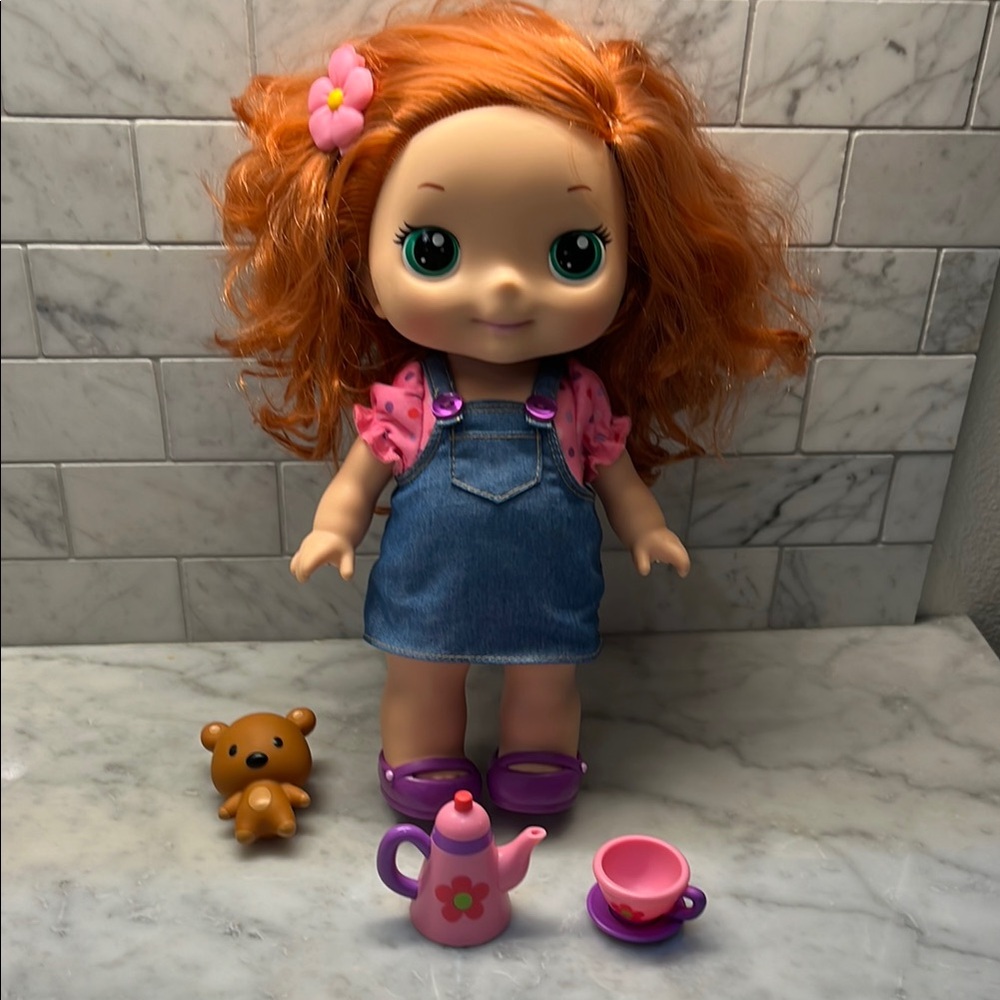 Lilly Tikes 12” Sing Along Doll ( kitchen not included)